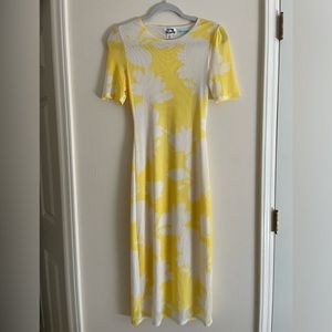 Future collective floral midi dress